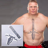 Brock Lesnar Sword Temporary Tattoo