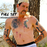Joe Exotic Tiger King Tattoo Set