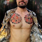 Majima Goro Cosplay Tattoos (Chest Set)