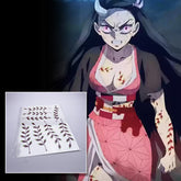 Nezuko Kamado Cosplay Tattoos (Arms Set)
