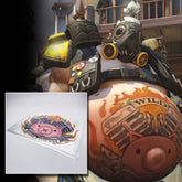 Roadhog Overwatch Temporary Tattoo