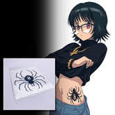 Shizuku Murasaki Spider Temporary Tattoo
