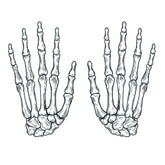 Skeleton Hands Temporary Tattoo
