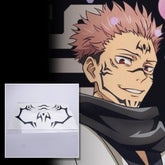Sukuna Face Temporary Tattoo Set