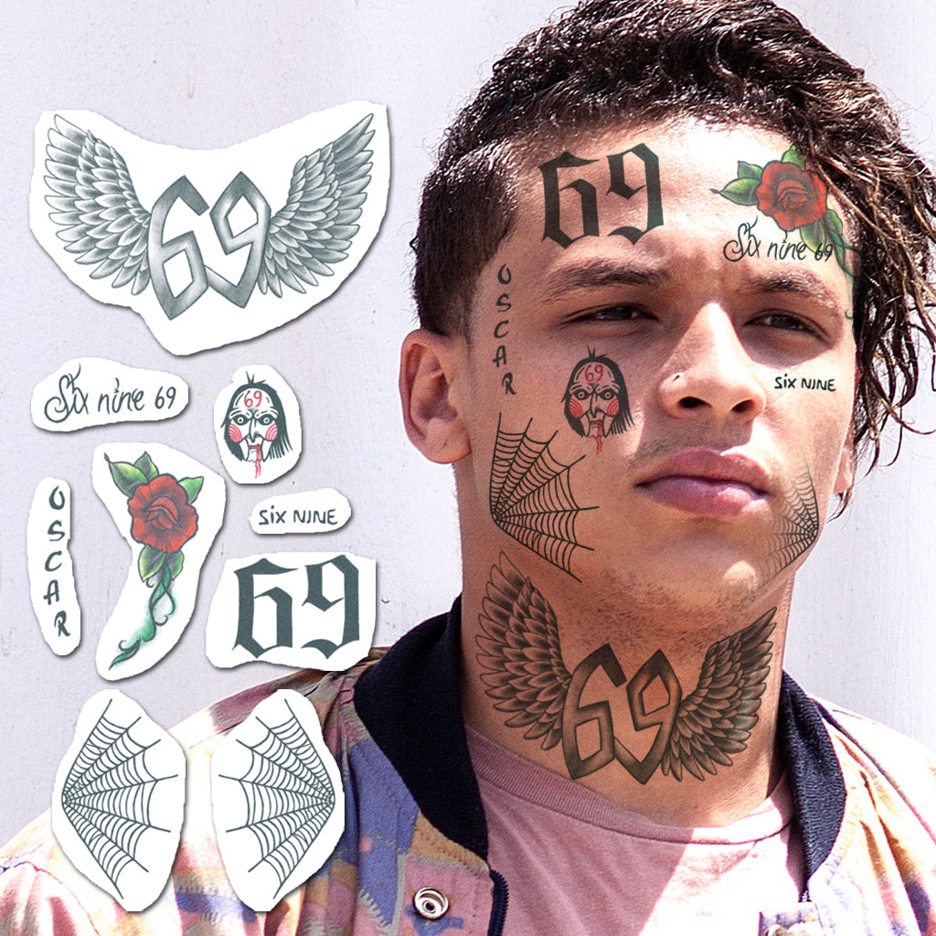 tekashi 69 temporary tattoos