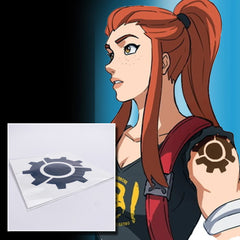 Brigitte Overwatch Cosplay Tattoo