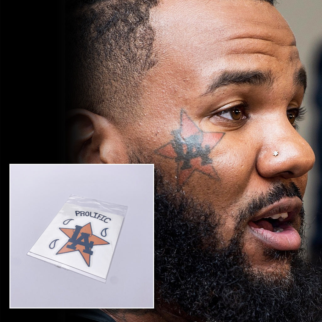 The Game Face Tattoo (Set of 2)