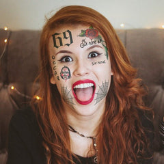 Tekashi 6ix9ine Face Tattoos Set