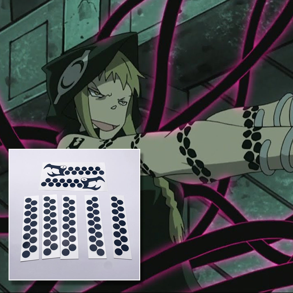 Medusa Soul Eater Temporary Tattoos